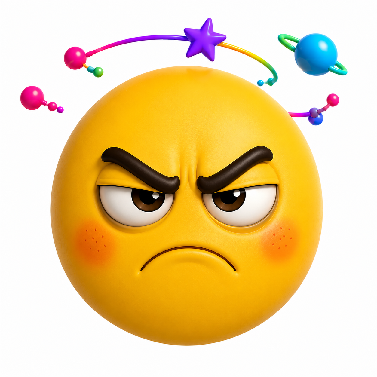 Frustrated mood emoji